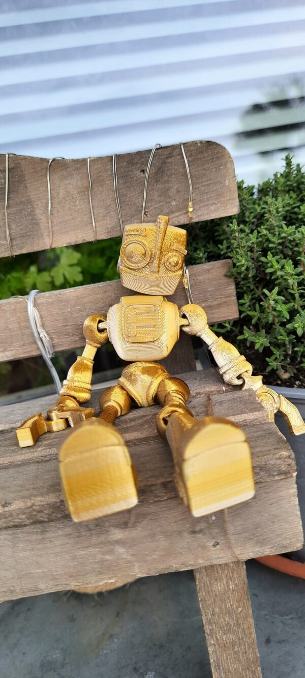 Fokobot | Fidget Toy pro dospělé | Stimulační hračka | Fidget Toy | Flexibilní robot | Náprava stresu - Image 6