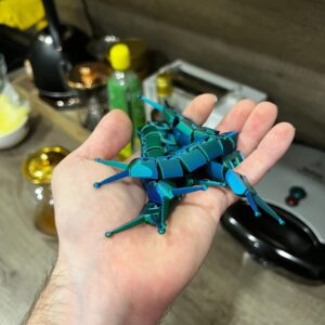 Pohybliví slimák (5 kusů) | Slimák Fidget | Artikulovaná hračka | Senzorická hračka